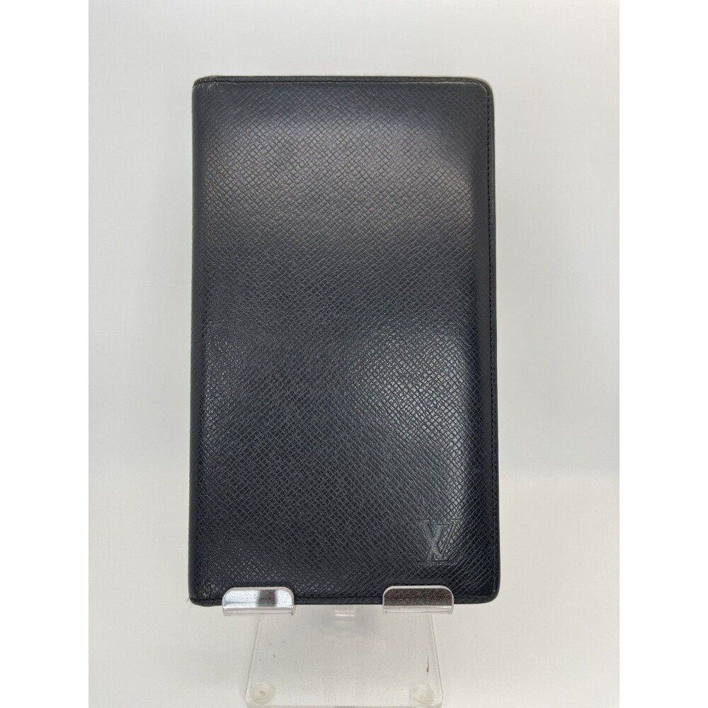 Louis Vuitton Taiga Porte Chequier Credit Long Wallet Ardoise – Authentic LV/87